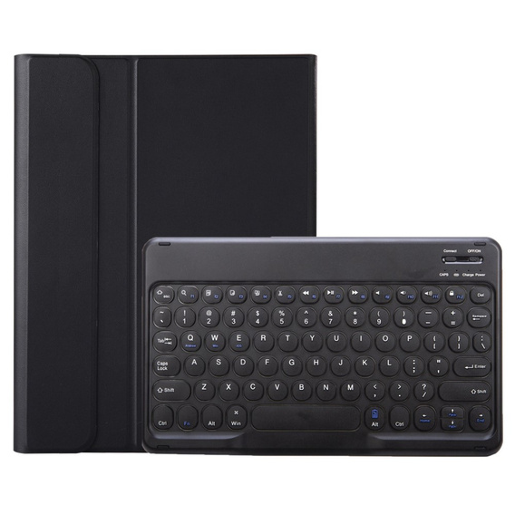 Etui z klawiaturą do iPad 10.2" 2021/2020/2019 (9/8/7 gen.) / Air 10.5" 2019 (3 gen.), Leather Pen Slot, czarne