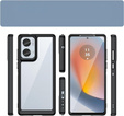 Etui do Motorola Edge 50 Fusion 5G, Fusion Hybrid, przezroczyste / czarne