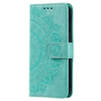 Etui z klapką do Samsung Galaxy A14 4G/5G, Mandala, zielone