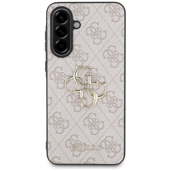 Etui GUESS do Samsung Galaxy A56 5G, 4G Big Metal Logo, różowe