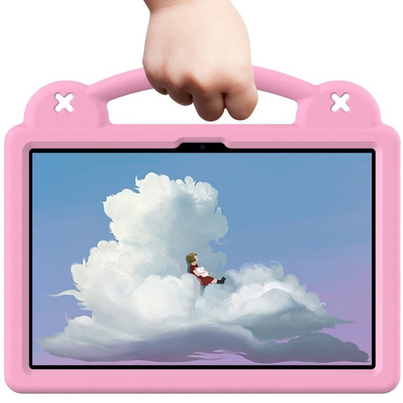 Etui do Lenovo Tab M11 / Huawei MatePad SE 11", Cute Patterns, z podstawką, różowe