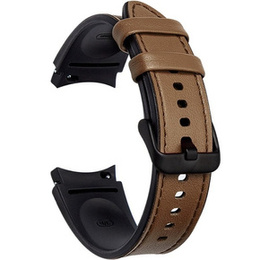 Pasek Skórzany do Samsung Galaxy Watch 4/5/6 40/42/43/44/45/46/47mm, Brązowy