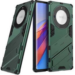 Etui do Honor Magic 5 Lite, Military kickstand, zielone