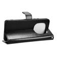 Etui z klapką do Xiaomi Redmi Note 14 Pro 5G / Xiaomi Poco X7 5G, Crazy Horse Wallet, czarne