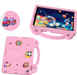 Etui do iPad 10.2" 2021/2020/2019 (9/8/7 gen.) / Air 10.5" 2019 (3 gen.) , Cute Patterns, z podstawką, Różowe