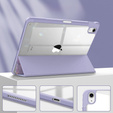 Etui do iPad 11" 2025 A16 (11 gen.) / iPad 10.9" 2022 (10 gen.), Smartcase Hybrid, z miejscem na rysik, Marble fioletowe