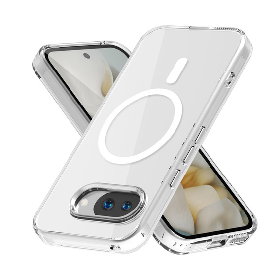 Etui do Google Pixel 9a – kompatybilne z MagSafe, przezroczyste