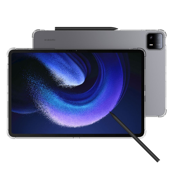Etui do Xiaomi Pad 6 Max, Silikonowe, przezroczyste