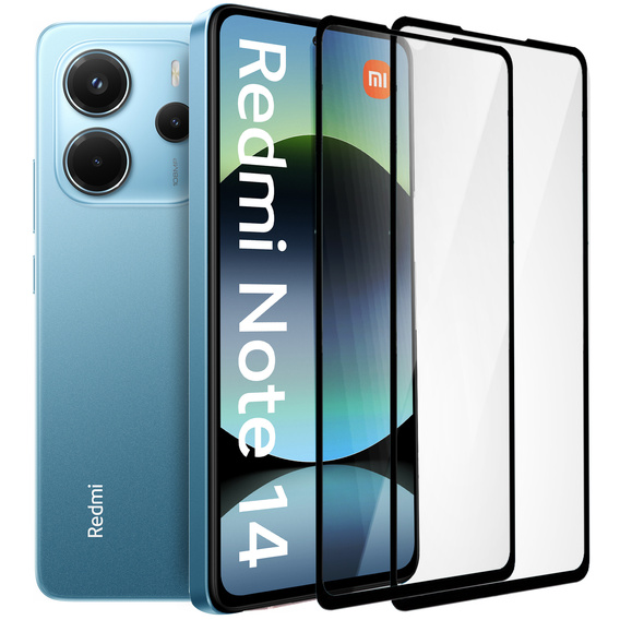 2x Szkło Hartowane ERBORD 3D do Xiaomi Redmi Note 14 5G / Poco M7 Pro 5G – ochrona całego ekranu