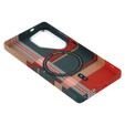 Etui do Samsung Galaxy S25 Ultra, Carbon Fiber MagSafe, czerwone / zielone