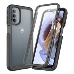 Etui do Motorola Moto G31/G41, Shockproof, z folią, czarne