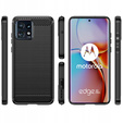 Etui do Motorola Edge 40 Pro, Karbon, czarne