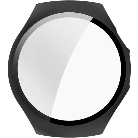 2w1 Etui z twardą ramką i szkłem hartowanym do Huawei Watch 5 46mm- czarne