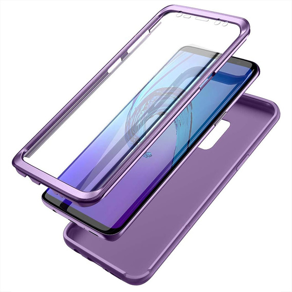 Etui do Samsung Galaxy S9, Suritch Full Body, fioletowe