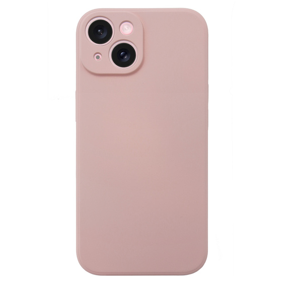 Etui do iPhone 15 Plus, Silicone Lite, pomarańczowe