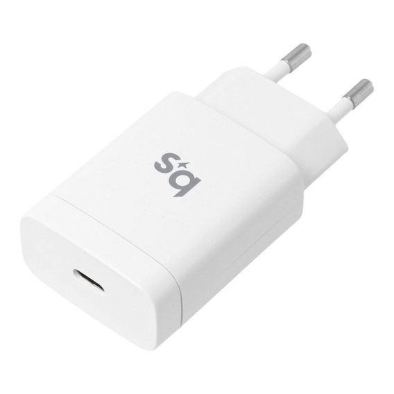 Blue Star Ładowarka Sieciowa 18W PD/QC4.0 + Kabel Type-C - Lightning, White