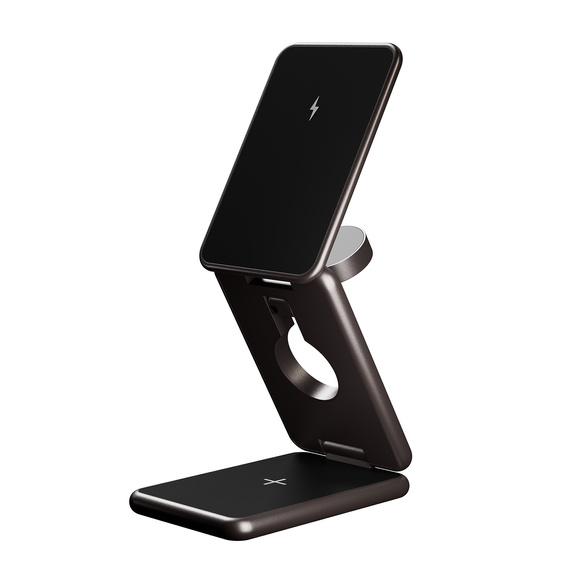 Allity AWC-230 22,5W 3w1 – Bezprzewodowa ładowarka dla iPhone, Apple Watch i AirPods - czarna