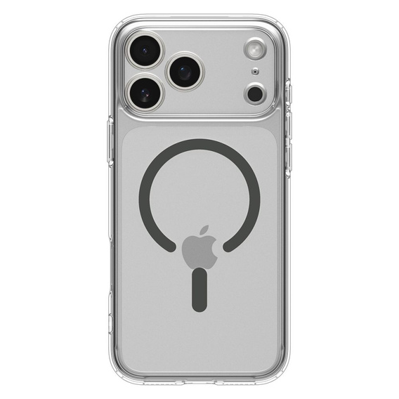 Etui Spigen Ultra Hybrid MagSafe do iPhone 17 Pro Max, Clear / Graphite