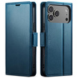 Etui portfelowe Glossy Litchi z klapką do iPhone 17 Pro Max