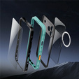 Etui do iPhone 17 Pro Max, Wodoodporne IP68, SHELLBOX MagSafe, niebieskie