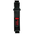 Pasek Nylonowy ERBORD MP84 Quickfit do Garmin Fenix 5X/6X/6X PRO/7X, Czarny, Rozmiar S/M