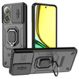 Etui do Realme C67 4G, KickStand Camera Lens, czarne