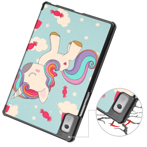 Etui do Lenovo Tab M9, Smartcase, unicorn