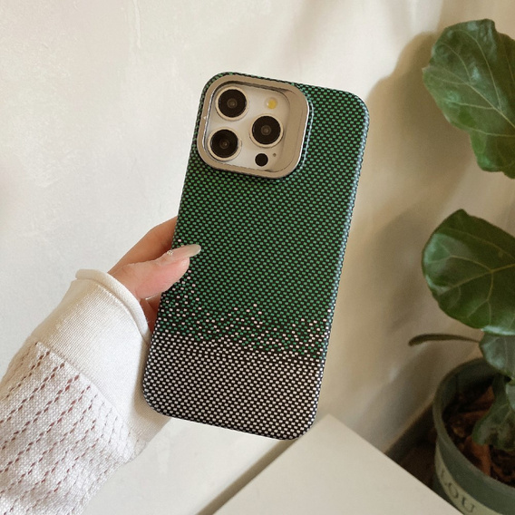 Etui do iPhone 14 Pro Max, Frame Kickstand, do MagSafe, Sand Green