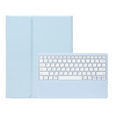 Futerał z klawiaturą bezprzewodową i touchpadem do tabletu Samsung Galaxy Tab S10 FE+ Plus X620/X626B - niebieski