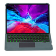 Etui z klawiaturą do iPad Air 10.9" 2022/2020 (5/4 gen.), TouchPad Pen Slot, zielone