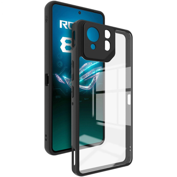 Etui IMAK do ASUS ROG Phone 8 Pro, UX-9A Series, przezroczyste / czarne