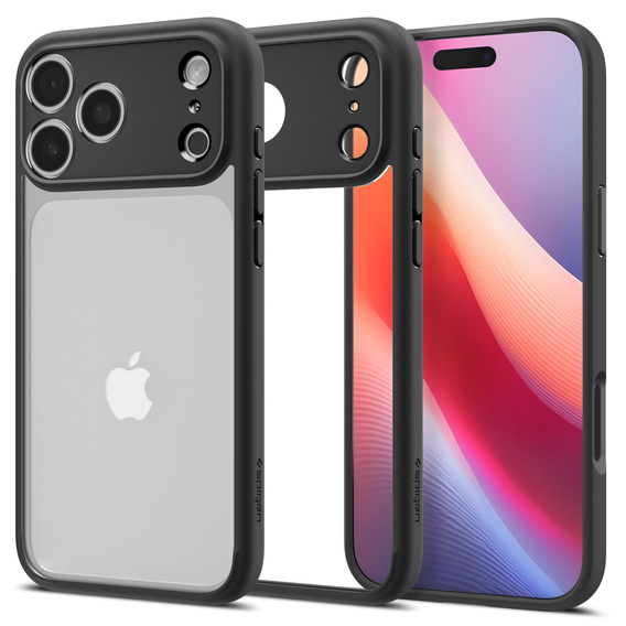 Etui Spigen Ultra Hybrid do iPhone 17 Pro, Matte Black