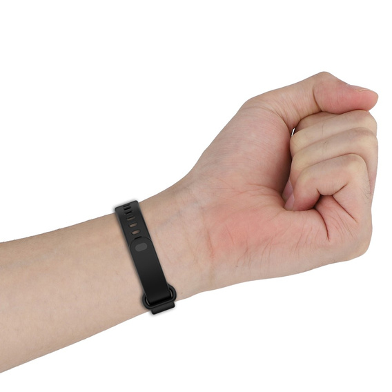 Pasek Silikonowy do Xiaomi Smart Band 9 Active / Xiaomi Redmi Band 3, Czarny