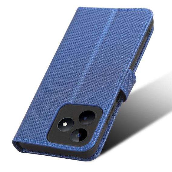 Etui z klapką do Realme Note 50, Wallet Smart Magnet, niebieskie