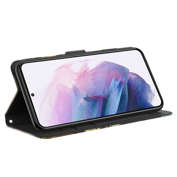 Etui z klapką do Samsung Galaxy A14 4G/5G, Wallet, Cat & Tiger