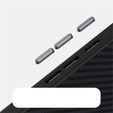 Etui do Google Pixel 9a ABEEL Carbon Mag Ring – czarne