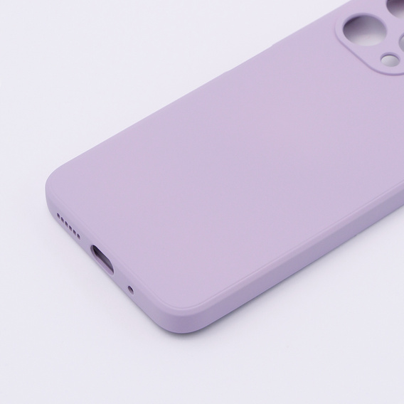 Etui do Xiaomi Redmi 12, Silicone Lite, fioletowe