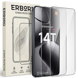 2x Szkło Hartowane ERBORD 9H Hard Glass do Xiaomi 14T / 14T Pro – codzienna ochrona w eleganckim wydaniu