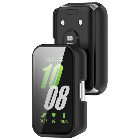 2w1 Etui + Szkło Hartowane do Samsung Galaxy Fit 3, Czarne