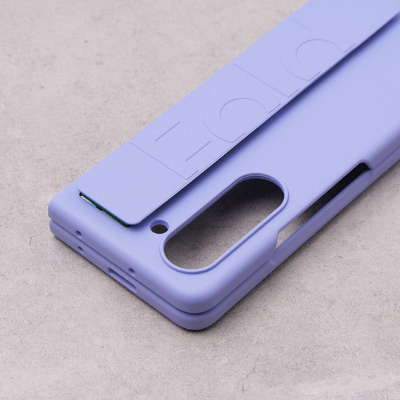 Etui do Samsung Galaxy Z Fold5 5G, z rączką, fioletowe