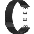 Pasek Bransoleta Milanese do Huawei Watch Fit, Czarny
