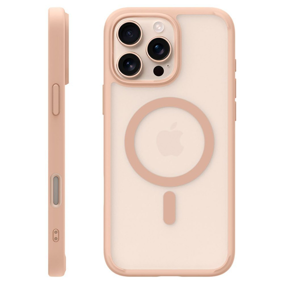 Etui z MagSafe Spigen Ultra Hybrid T Mag do iPhone 16 Pro Max – Frost Rose Titanium