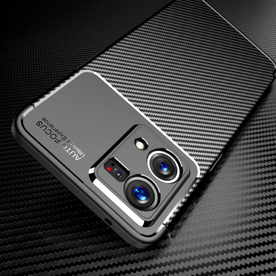 Etui do Oppo Reno7 4G, Carbon Gel, czarne