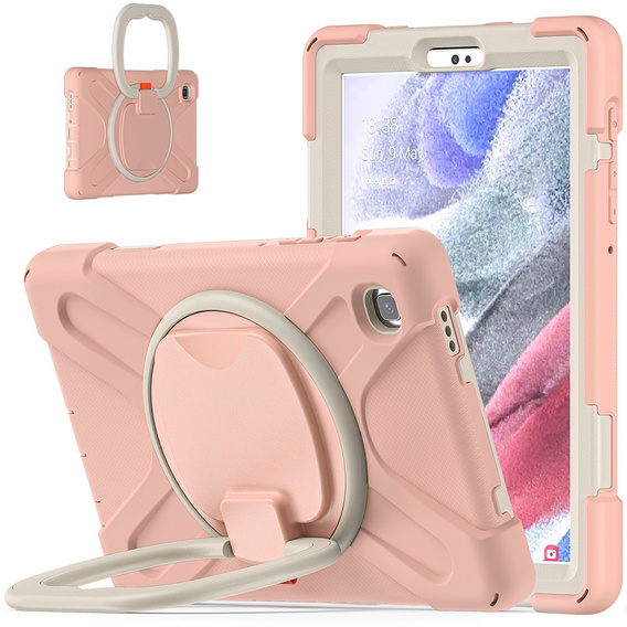 Etui dla dzieci do Samsung Galaxy Tab A7 Lite 8.7 T220/T225, Pancerne, dziecięce, Rose gold różowe