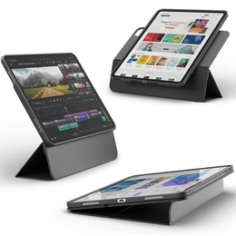 Dexnor etui z podstawką do iPad Pro 13" 2024 (7. generacji, M4) – magnetyczne, składane - czarne