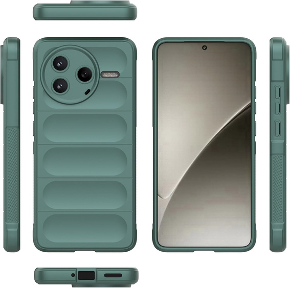 Etui do Xiaomi Poco F7 Pro, Gaming Shockproof, zielone