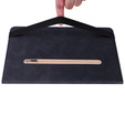 Etui do Lenovo Tab P11 Pro Gen 2 TB132FU TB132XU 11.2", Wallet Pen Slot, czarne