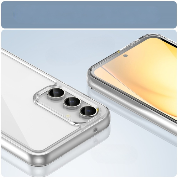 Etui do Samsung Galaxy S23 FE, Fusion Hybrid, przezroczyste