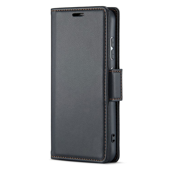 Etui ERBORD Glossy Litchi portfel z klapką do Motorola Edge 60 Pro
