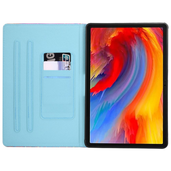 Etui do Lenovo Tab M11, z klapką, flamingo